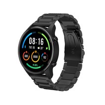 더조은셀러 샤오미 미워치 메탈 체인 시계줄 밴드 스트랩 줄 XIAOMI Mi watch, 1개, 샤오미 미워치 - 블랙