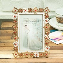 꽃잎g 오렌지 3X5 사진액자, 호박