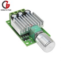 모터 속도 조절기 컨트롤러 10A 12V30V 전압 조정기 PWM DC 모터 속도 컨트롤러 팬 용 12V 24V 가변 조절기, 한개옵션0