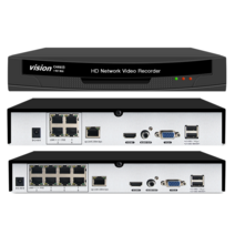 8채널 POE H265 NVR 실시간 CCTV 저장장치 하드 미포함, 1개