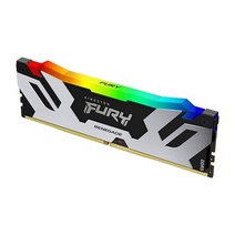킹스톤 Fury 레니게이드 RGB 16GB 6400MTs DDR5 CL32 DMM 데스크탑 메모리 싱글 모듈 인텔 XMP 30 적외선 동기화 오버클럭 안정성 KF564C32RSA1, 32GB (2x16GB) _6400 MHz