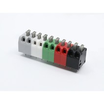서일전자 USL-5SAB2 300V 10A PCB용 단자대, 적색, 10P (10EA), 1개