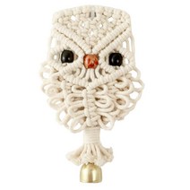 손으로 짠 태피스트리 벽걸이, 면, 올빼미