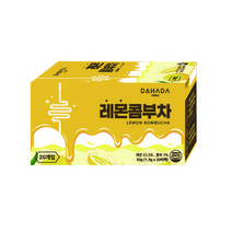 다하다 레몬콤부차 20티백 1.5g*20, 레몬콤부차20티백