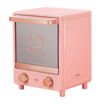 렌지 미니 오븐 컨벡션 전자 전기 가정용 12l 다기능 자동 베이킹 케이크 토스터, pink 220v 12L_미국