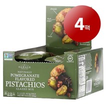 리암마켓 Sahale Snacks 사헬 스낵 글레이즈드 믹스 천연 석류맛 피스타치오 9개입 각 42.5g 1팩, 4팩