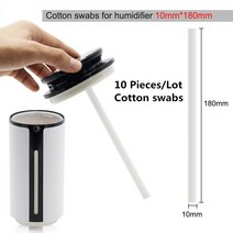10 개/몫/많은 가습기 필터 공기 가습기에 대 한 10mm 180mm 목화 면봉 usb 가습기 잘라 수 있습니다