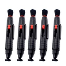 5pcs sanhooii 브랜드 렌즈 클리너 청소 개폐식 브러시 펜 모양 지문 먼지, One Color, One Size