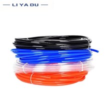 후드 고기집 닥트 기름받이 덕트 고깃집 청소 자바라 공압 공기 호스 PU OD 4/6/8/10/12/14/16mm ID 2.5/4.5/6.5/8/10/12mm 검정색 투명 빨간색, [11] 10M Black, [05] pu12x8