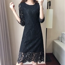레이스미디스커트 하프기장 여성의류 봄옷 트렌드한 원피스 이너 레드 롱 여름 3952464625