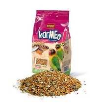비타폴 카르마 모란 앵무새 혼합사료 zvp-0261, 500g, 3개
