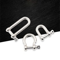 304 스테인레스 스틸 "D" 샤클/보우 M4 M5 M6 M8 M10 M12 M14 M16 M18 M20 샤클 리프팅 견인, 10.D-M20 (1pcs)