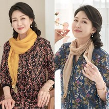 [엄마옷 로즈맘] 레인보우실키스카프/쉬폰 엄마스카프 50대 60대 할머니 미시 중년여성