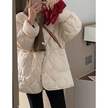 베스트 초이스 여성 겨울 경량 단색 패딩 데일리 패션 자켓