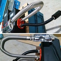 스텐 주름관 60cm 자동차 스테인레스 스틸 소재 배기관 주름진 원형 파이프 주차 소음기 디젤 히터 실버, 협력사, 한개옵션0