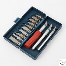 JUNA 칼날 교체형 조각도 13P 조각도세트 서각공구 목공조각칼