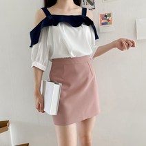 디아리스 나이스걸 오픈숄더 블라우스 670