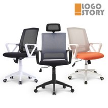 (LOGOSTORY 메쉬 컴퓨터의자 (02. AIR-MA200 블랙 컴퓨터의자/블랙/메쉬