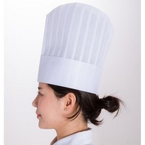 쉐프 종이모자(라운드) 조리모 쉐프모자 위생모자 요리사모 주방모(20개), 소22cm, 20개