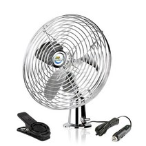 자동차 선풍기 에코 클립 카팬 12V 24V 회전 각도조절, 03. 메탈 8인치 12v