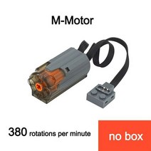빌딩 블록 다중 전원 기능 기술 부품 고속 M L 모터 서보 몬스터 PF 모델 세트 벽돌 장난감, M-Motor