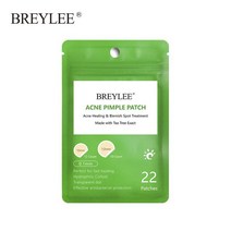 BREYLEE 티 트리 여드름 패치 스티커 치료 제거제 잡티 스팟 마스크 스킨 케어 방수 22, 01 day use