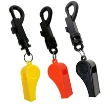 서핑 Eemergency survival whistle 캠핑 용 스냅 후크 카약 낚시 수영 보트, Yellow 6pc