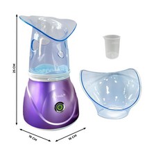 얼굴 스티머 페이스스티머 안면 스팀기 가정용 가습기 미용 냉온, 1.TypeA Purple