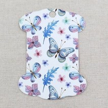 NEW 칼라 종이보빈 1봉 12개-나비 실정리 프랑스자수, NEW 칼라 종이보빈-나비