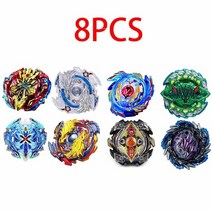 탑스 세트 발사대 Beyblade Toys With Starter and Arena Bayblade 금속 신 버스트 Bey Blade Blades, [32] SZTL-8PCS-12
