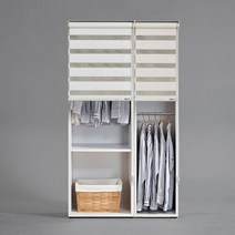 [천삼백케이] [플레인홈] 이라네 롤스크린 드레스룸 세트 1000 (착불), 화이트-B타입