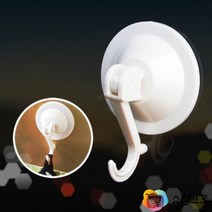 강력 흡착행거 1p 2p / 락흡착식 수건 걸이 / 유리 타일 부착용 압착고리, 사이즈, 소(2P)(품)(절)