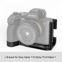 SmallRig Full Dslr Sony A7 IV a7m4 카메라 케이지 조작 장치 (소니 알파 7 IV/A7S III/A1/A7R IV 다중 장착 옵션 포함) Rigs, L-Bracket 3660