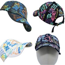 컬러 그래피티 아트웍 볼캡 야구모자 디자인모자 그래피티모자 아트모자 특이한모자 베이스볼캡