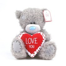 [wowchoice} 미투유 러브 유 하트 쿠션 베어 10in(25cm) VPX01003 sym##, 쿠팡 본상품선택