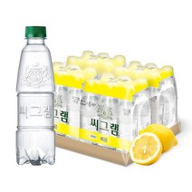 씨그램 레몬 무라벨 350ml x 24개 라벨프리, 1개