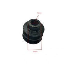 ID 19mm 또는 20mm V 벨트 풀리 롤러 아이들러 보어 그루브 풀리 168F 170F GX160 GX200 엔진 210c