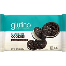 Glutino 글루텐 프리 초콜릿 바닐라 크림 쿠키 297.7g 10.5온스, Chocolate Vanilla Cream Cookie