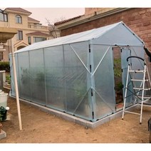 비닐하우스 셀프시공 대형 온실 농막 창고 조립식, 폭 2m 길이 4m 높이 2.25m