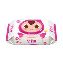 순둥이 베이직 유아물티슈 캡형 80매x10팩 BC-01, 순둥이 베이직 유아물티슈캡형 80매x10팩