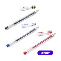 파이롯트 하이테크 C 젤 잉크 볼펜 0.5mm(1갑/10본), LH-20C5-R레드(10본)