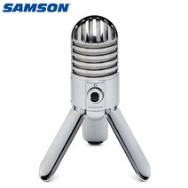 100% 오리지널 samson meteor usb 스튜디오 용량 마이크 이어폰 출력 하 다 뉴스 홈 비디오 voip 음 게임 에 사용 합 니, 1개