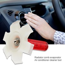 자동차에어컨콘덴서 car Automotive refrigeration ac 콘덴서 라디에이터 증발기 핀 스트레이트너 빗 레이크 클리너 수리 도구 화이트