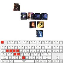 리그오브레전드 롤 키캡 세트 LOL 야스오 리신 파이크 카타리나 제드 리븐 가렌 룰루
