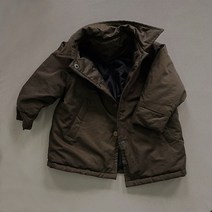 도오빠 브로키오 아동 누빔 점퍼 따뜻한 안감 바람막이 솔리드 패딩 잠바 겨울 남아 여아 키즈 주니어 어린이