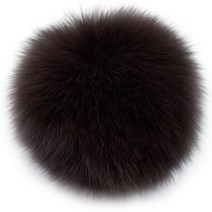 보띠랑스 FOX FUR 여우 털방울-대 12cm 폼폼 폭스퍼, 11다크체스트넛