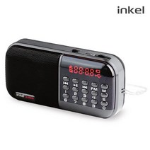 소니라디오 등산라디오 인켈 효도라디오/IK-WR10/TF 2개재생/FM라디오 338791EA, 레드