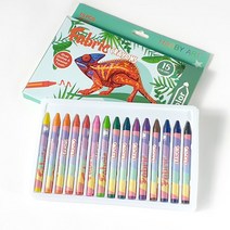 엄마와놀자 패브릭 크레용 8색 15색 옷염색 어린이 무독성 크레파스 세트