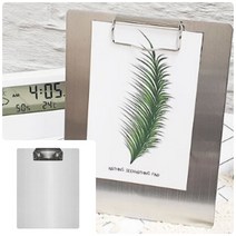 위월천 B6 실버 바인더 메뉴북 메뉴판 바인더