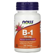 나우푸드 비타민B1 티아민 100mg 100정, 1개, 기본